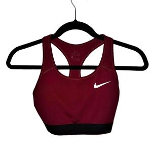 Nike Burgundy Sports Bra